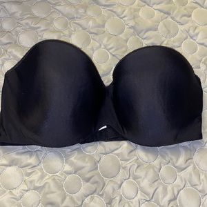 Lilyette Black Strapless Bra
